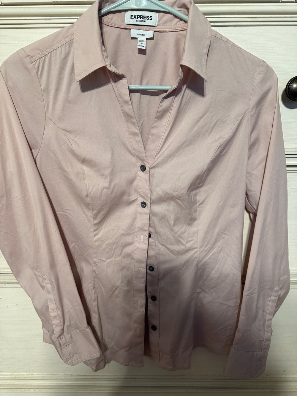 Express Women’s Pale Pink Button Shirt